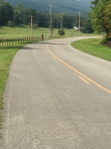Melissa coming down to finish her first 100 miler!
